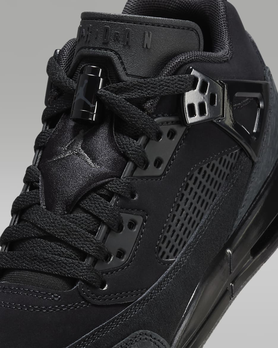 Tenis para niños grandes Jordan Spizike Low - Negro/Antracita/Negro