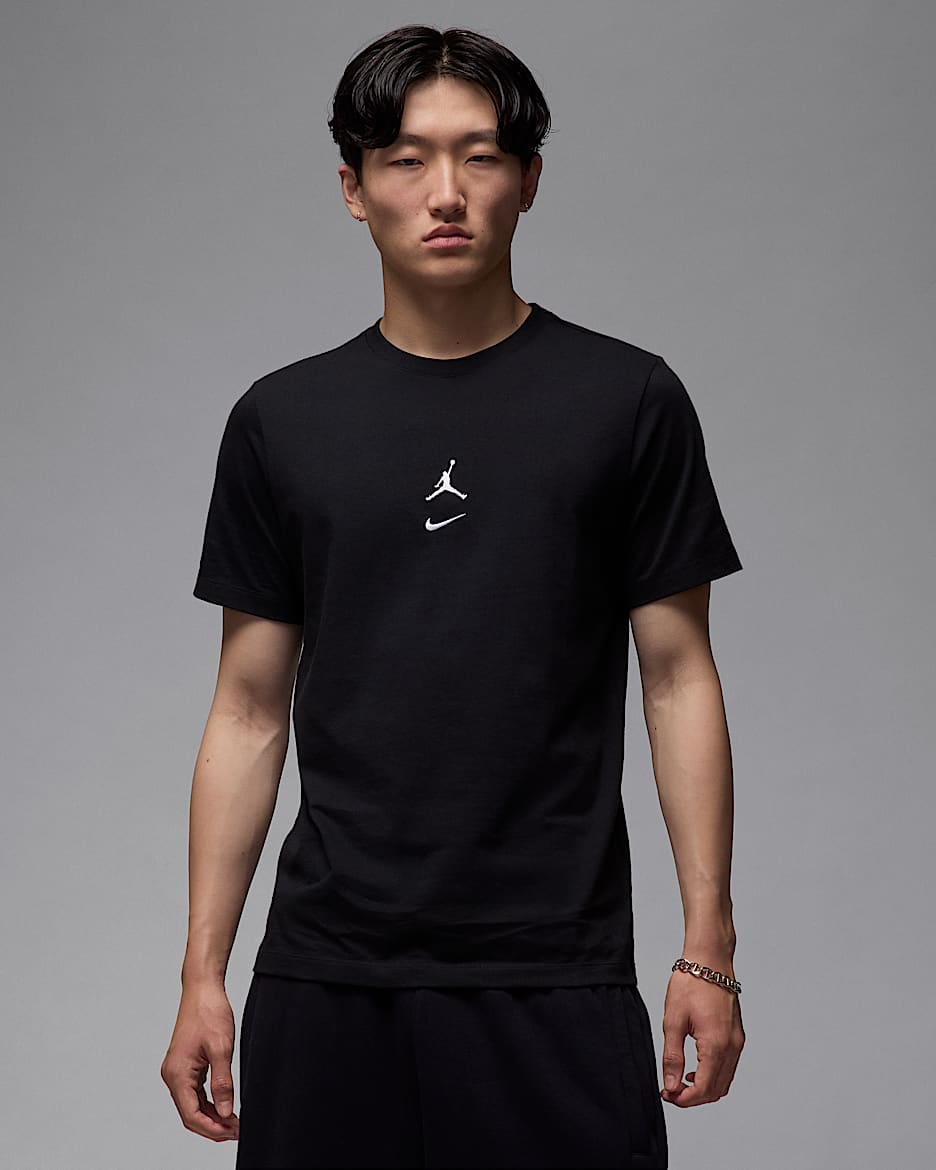 Playera Jumpman para hombre Jordan MVP - Negro/Gris humo claro/Blanco