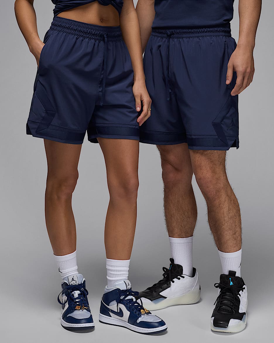 Jordan Sport Men's Dri-FIT Woven Diamond Shorts - Midnight Navy/Midnight Navy/Midnight Navy