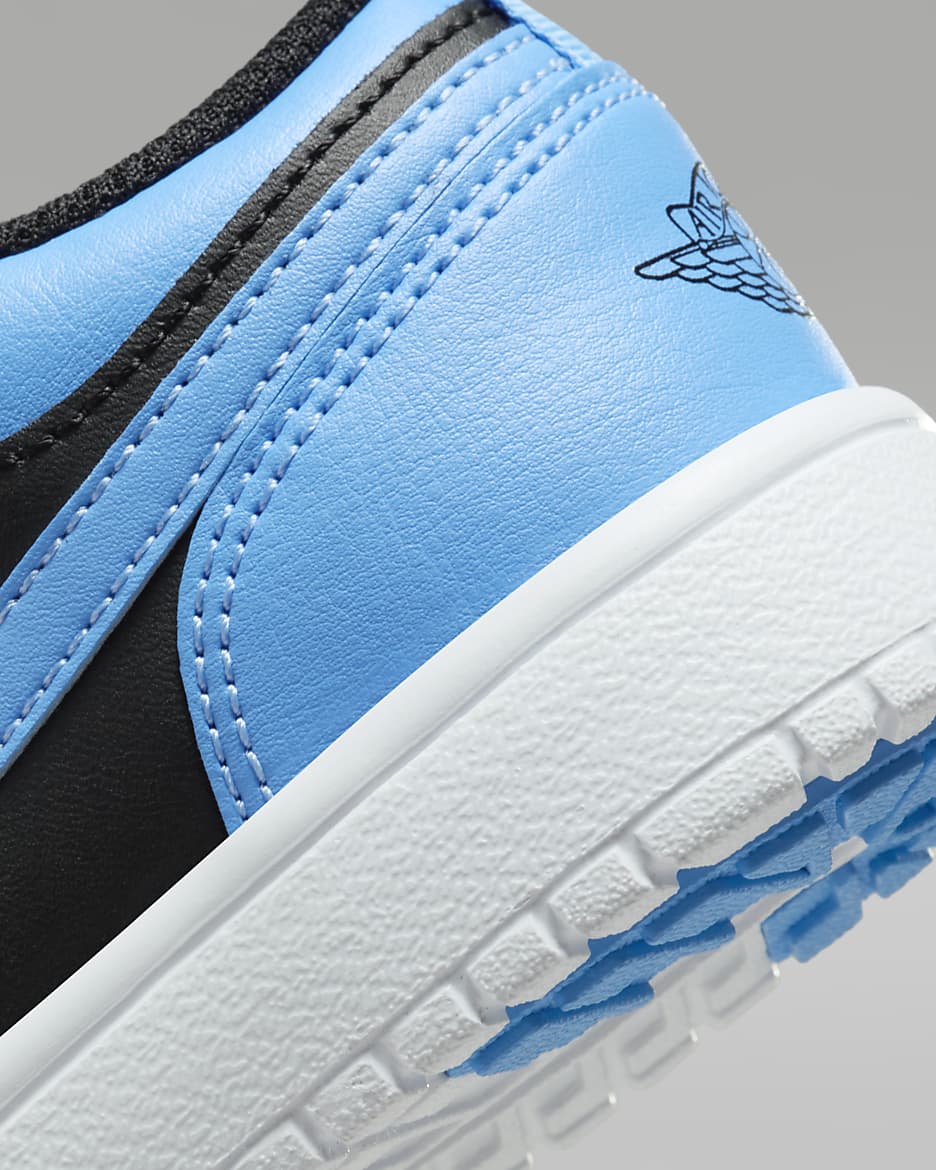 Jordan 1 Low Alt Younger Kids' Shoes - Black/University Blue/White/Black