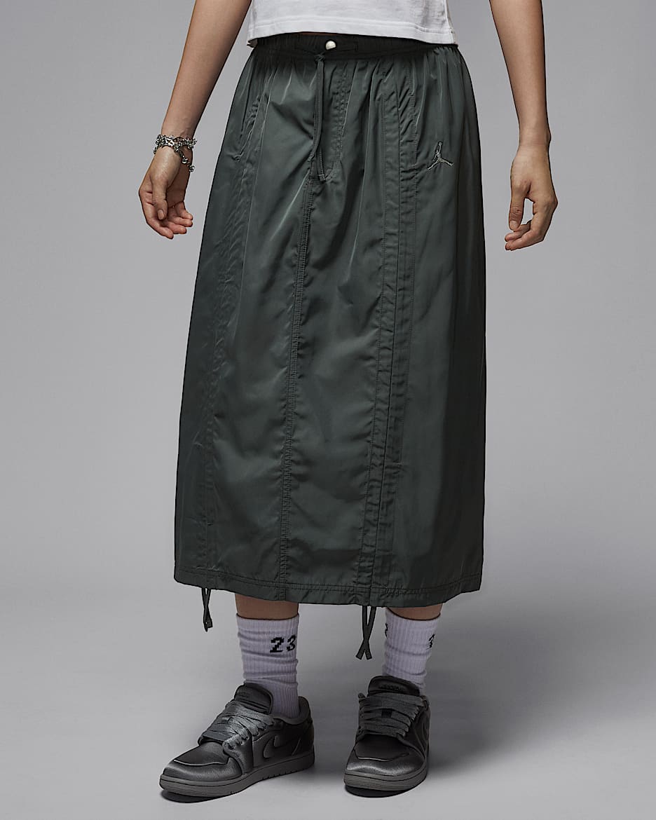 Jordan Flight Women's Parachute Skirt - Iron Grey/Iron Grey