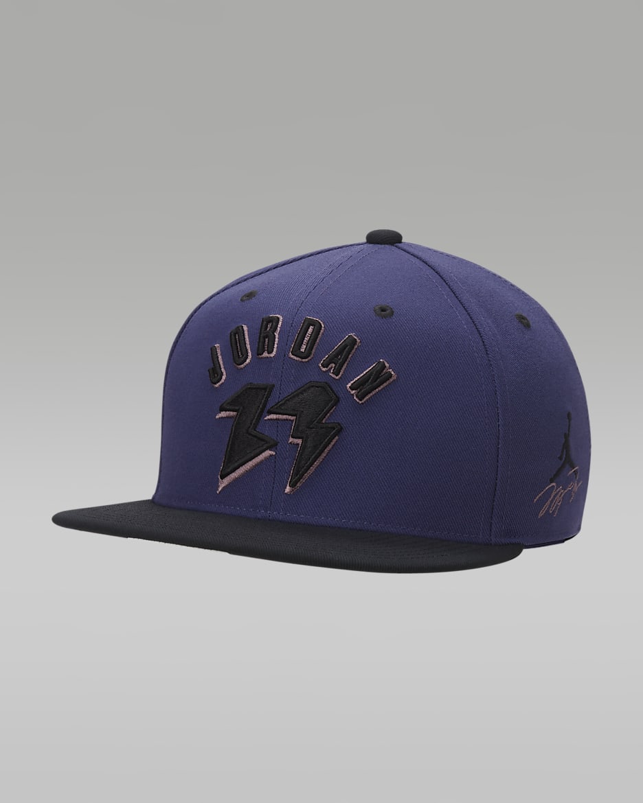 Ρυθμιζόμενο καπέλο με σταθερή κατασκευή Jordan Flight MVP Pro Cap - Sky J Purple/Μαύρο/Sky J Mauve
