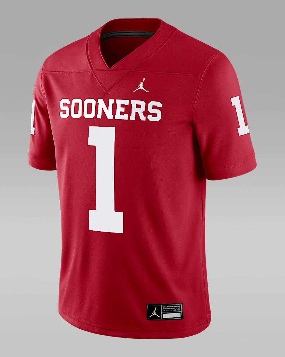 Kyler Murray Oklahoma Men’s Jordan Brand Dri-FIT College Game Jersey - Crimson
