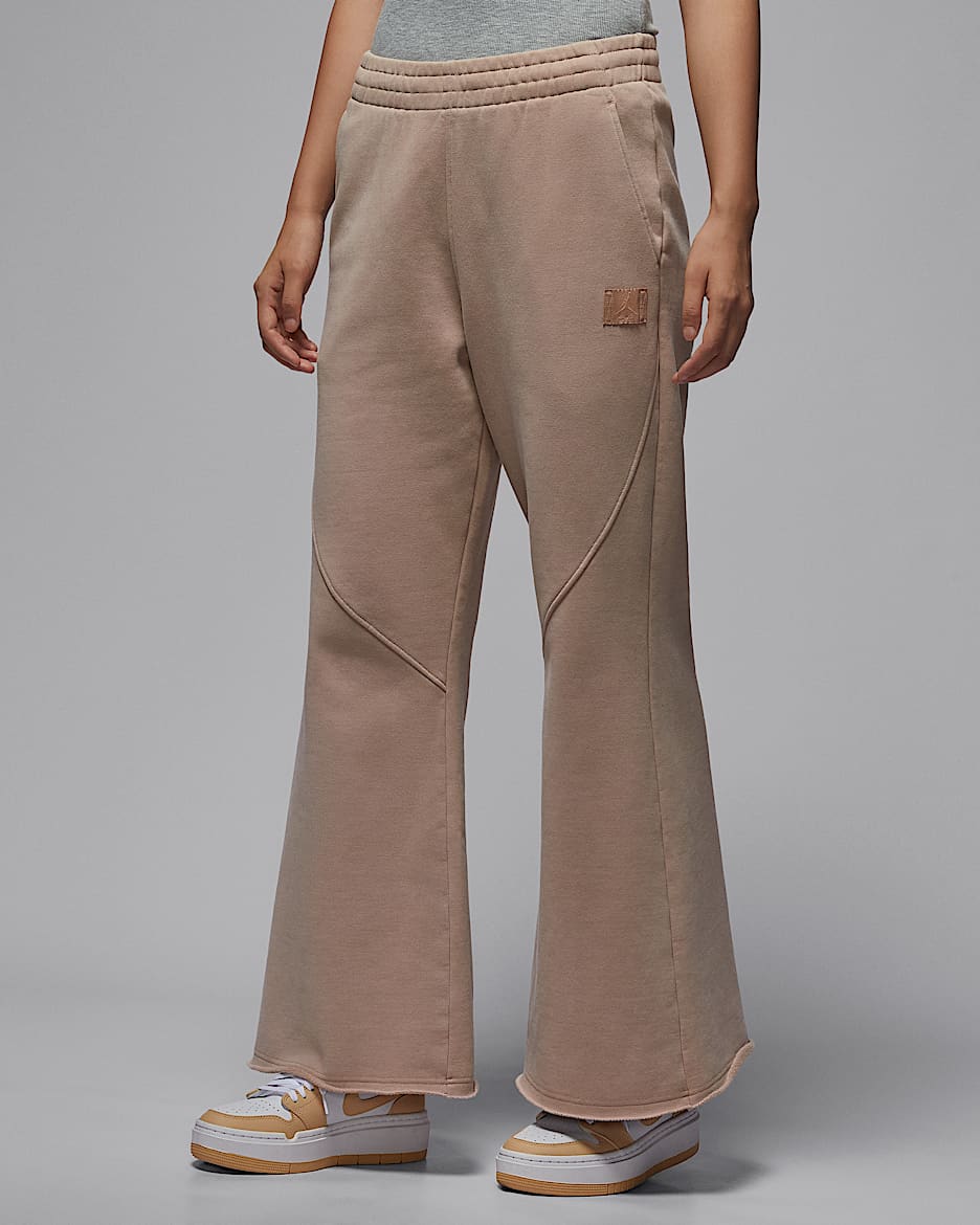 Jordan Flight Fleece Women's Pants - Hemp/Vachetta Tan