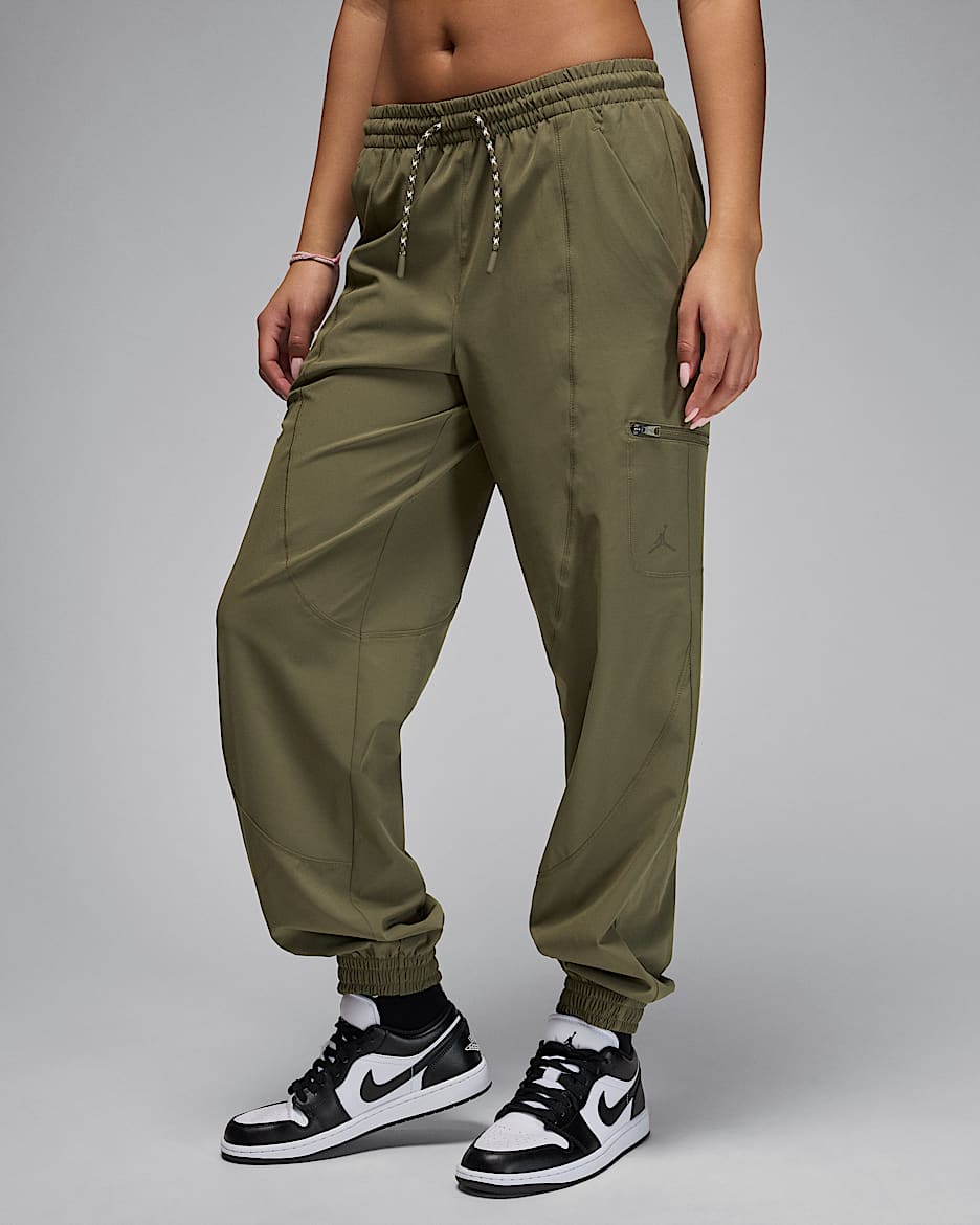 Pants Tunnel para mujer Jordan Sport - Oliva medio/Caqui militar