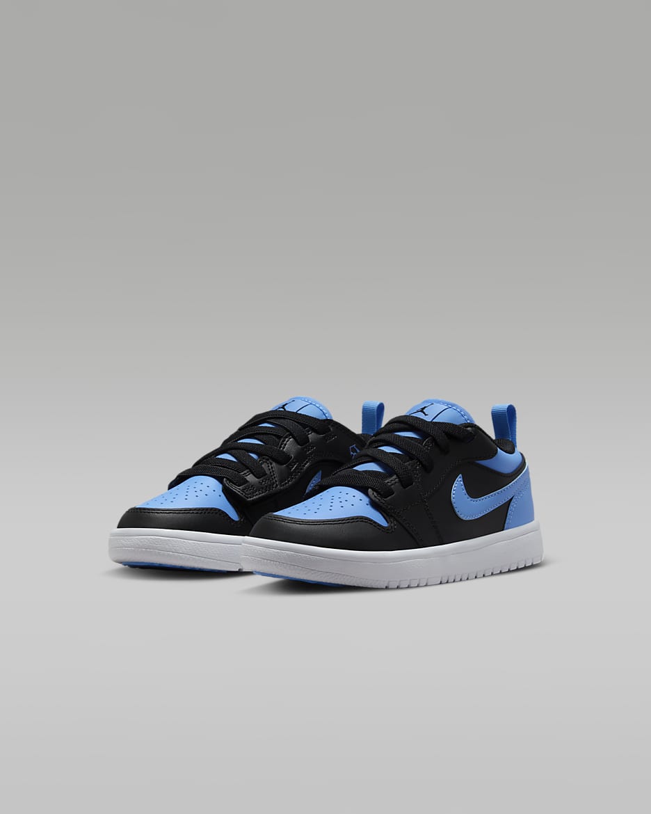 Jordan 1 Low Alt Younger Kids' Shoes - Black/University Blue/White/Black