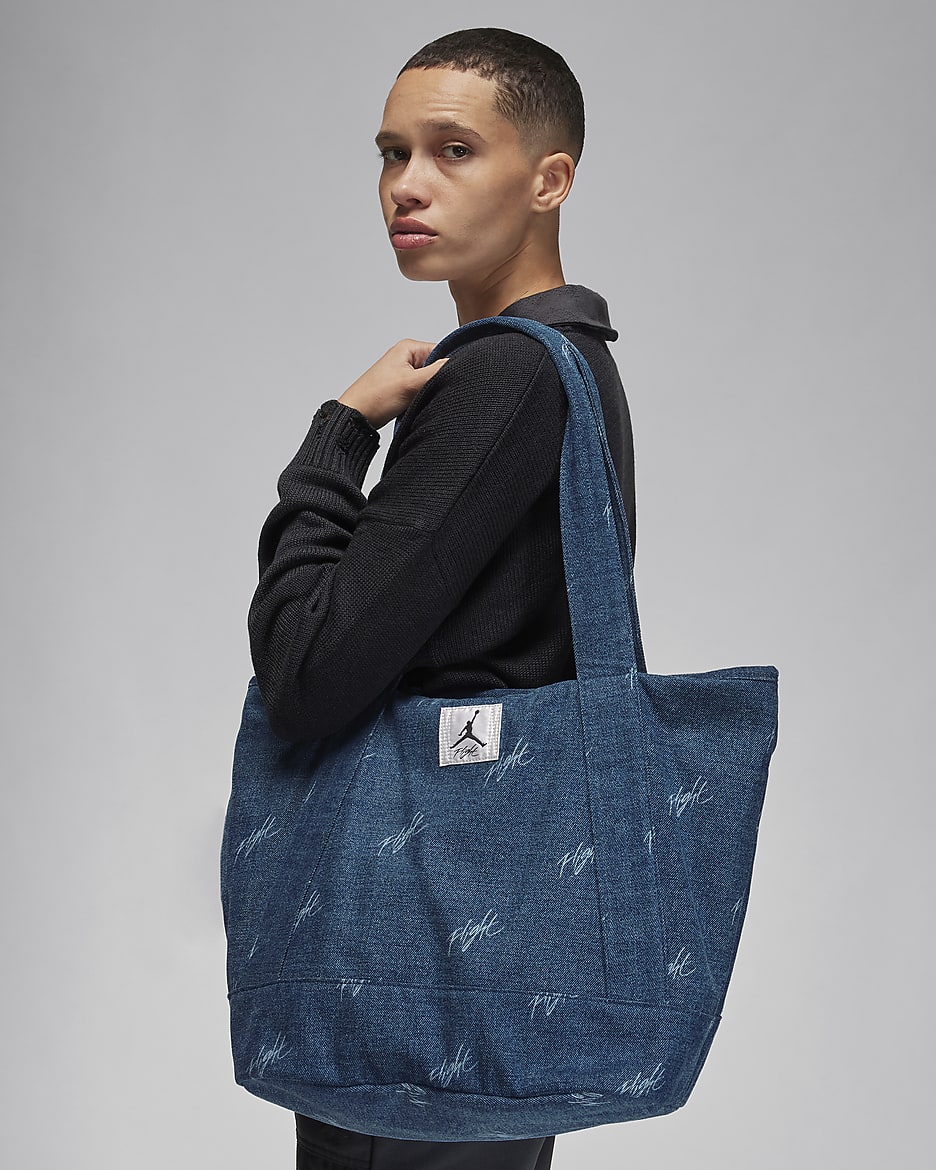 Jordan Flight denim draagtas (38 liter) - Denim