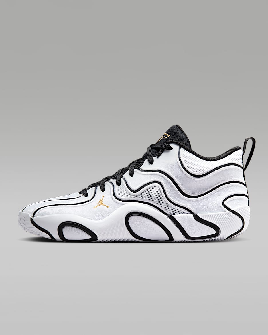 Tatum 3 'Tunnel Walk' Basketball Shoes - White/Black/Metallic Gold