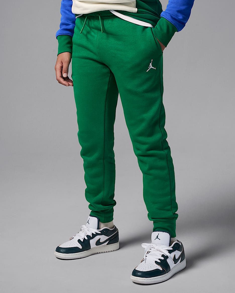 Jordan MJ Brooklyn Fleece Essentials Hose (ältere Kinder) - Pine Green