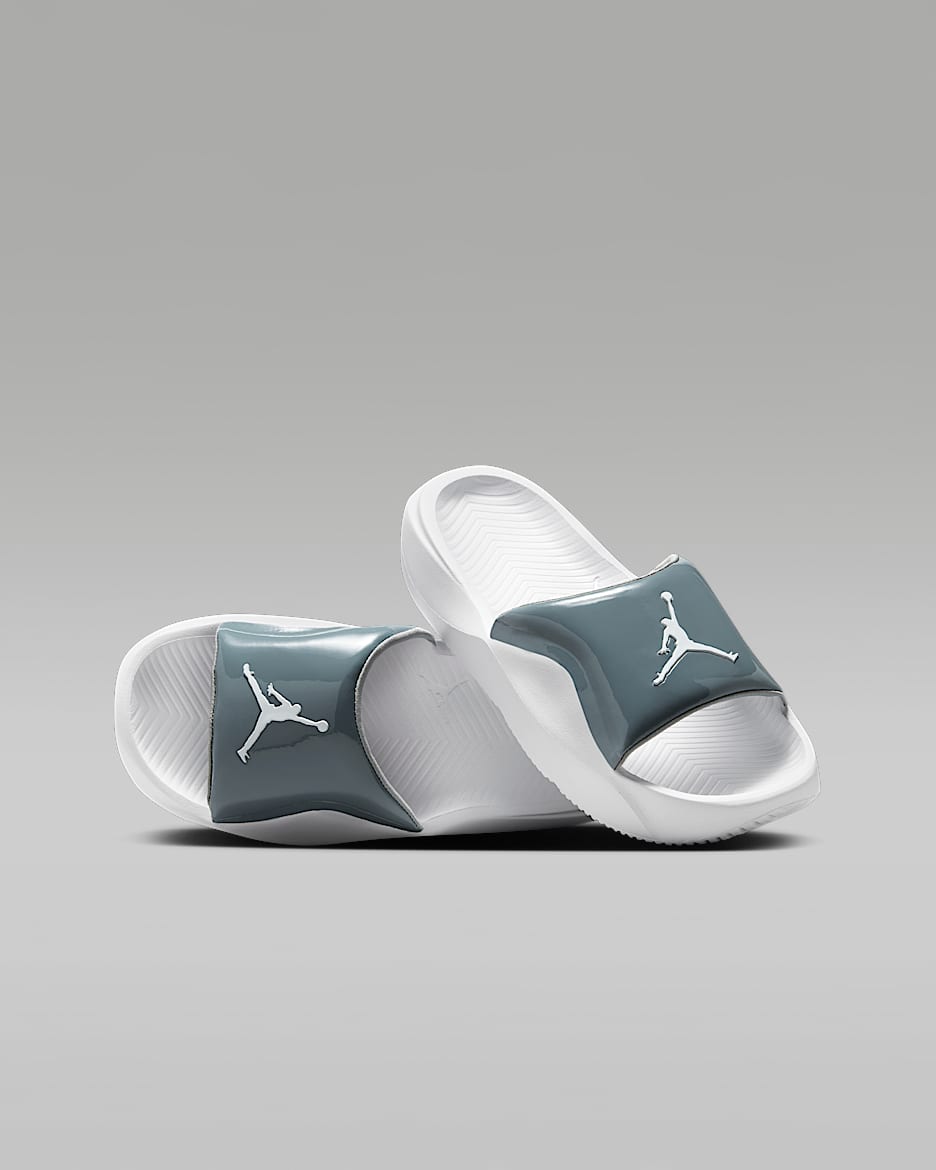 รองเท้าแตะเด็กโต Jordan Franchise - Cool Grey/Medium Grey/ขาว