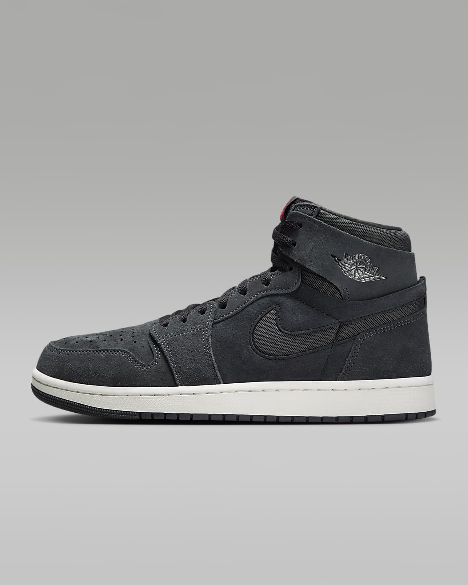 Air Jordan 1 Zoom CMFT 2 Men's Shoes - Black/Siren Red/Off Noir/Anthracite