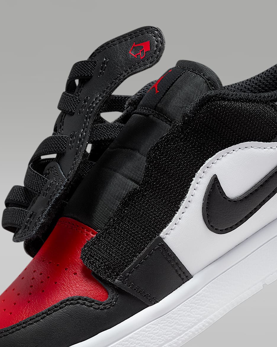 Black Jordans With Velcro Air Jordan Jordan Velcro Swoosh Kids Boy Swoosh Print Mid Ankle