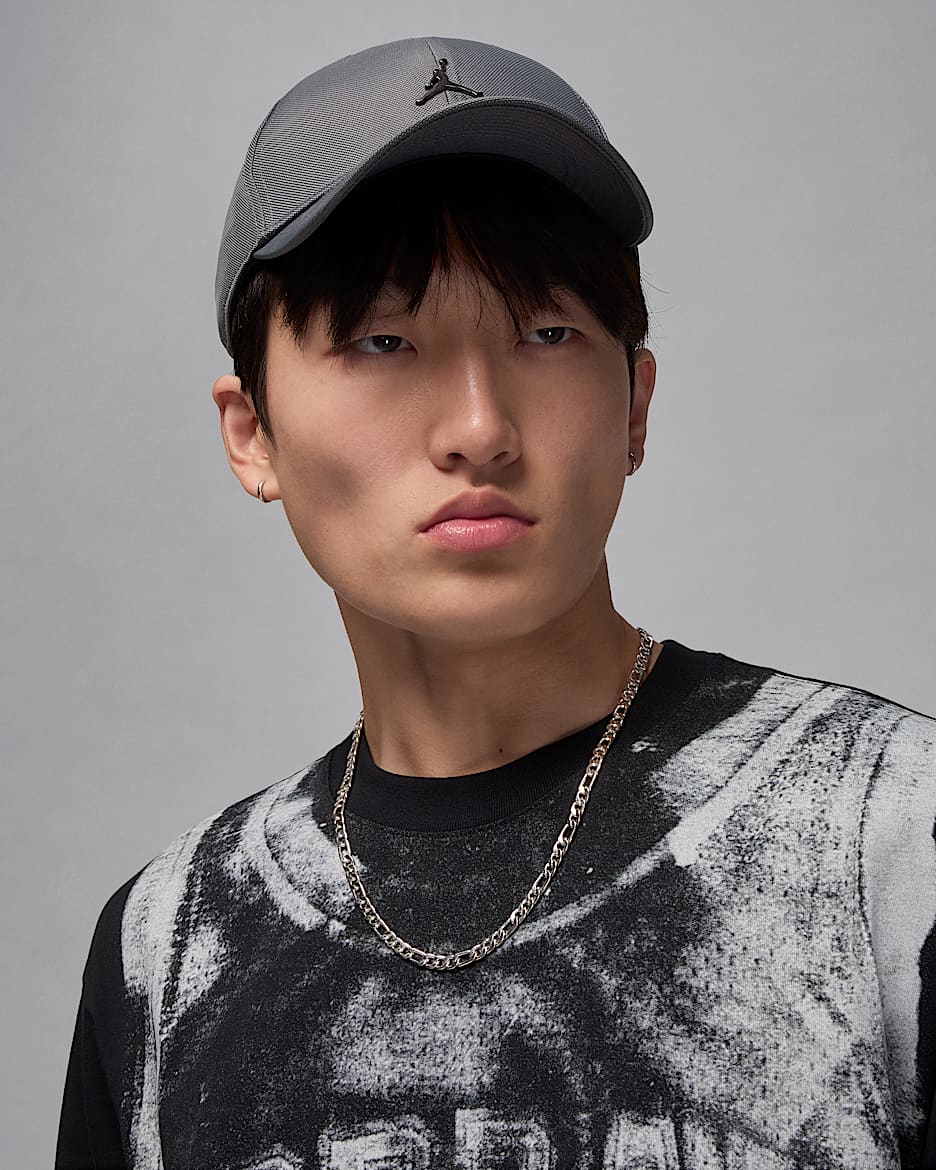 Gorra con estructura con Jumpman metálico Jordan Rise - Gris hierro/Gris plomo