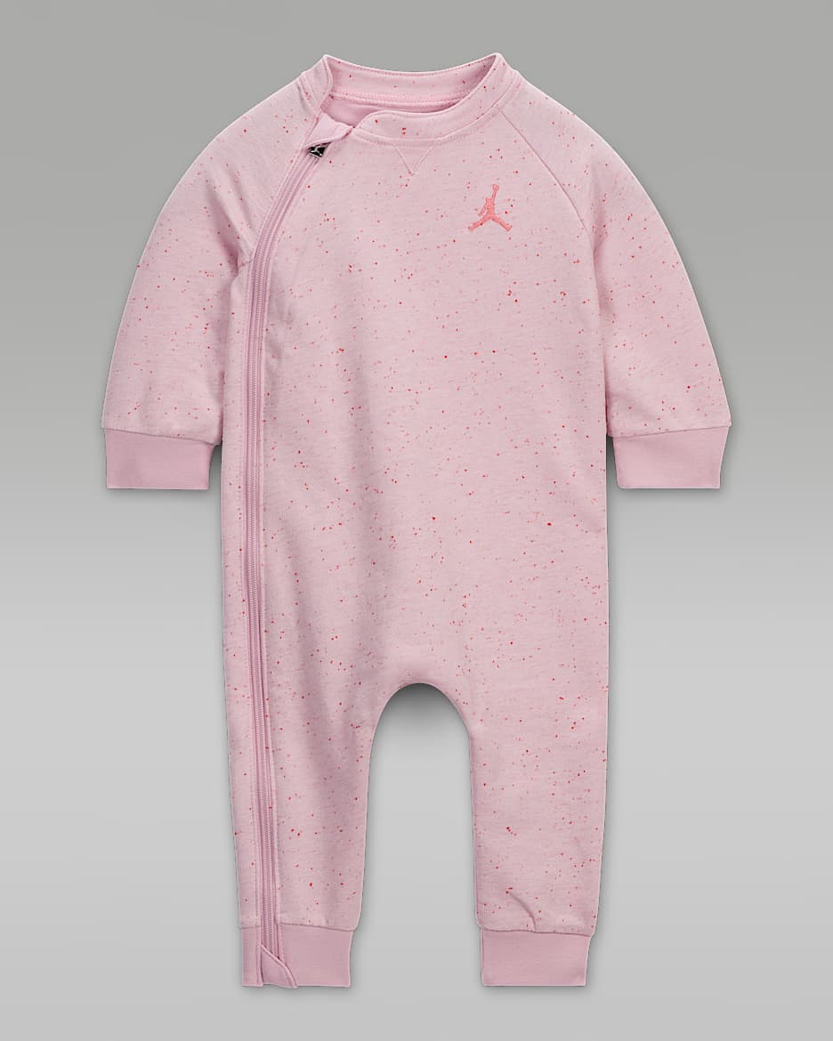 Mono completo Jumpman Nep para bebé (0-9 meses) Jordan - Espuma rosa
