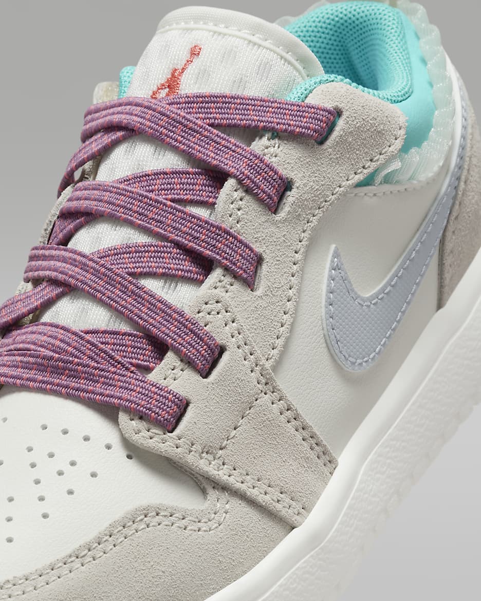 Jordan 1 Low Alt SE Little Kids' Shoes - Sail/Legend Light Brown/Violet Dust/Neutral Grey