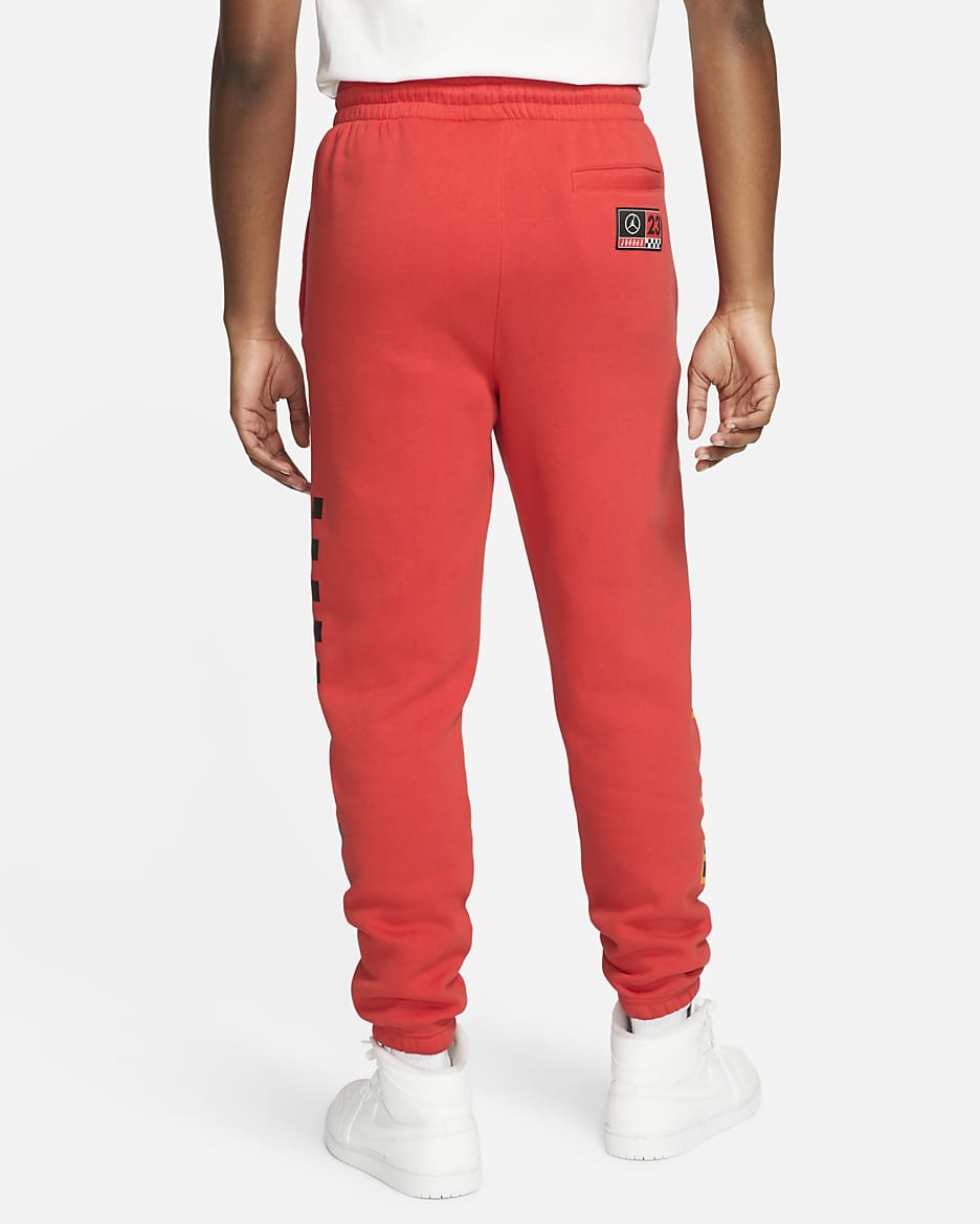 Pantaloni in fleece Jordan Sport DNA - Uomo - Chile Red/Nero