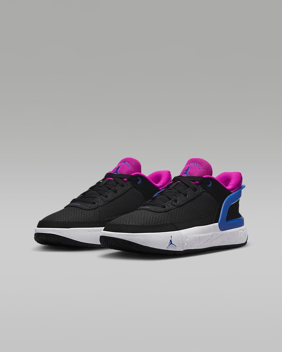 Jordan DAY1 EO Older Kids' Shoes - Black/Fire Pink/Active Pink/Game Royal