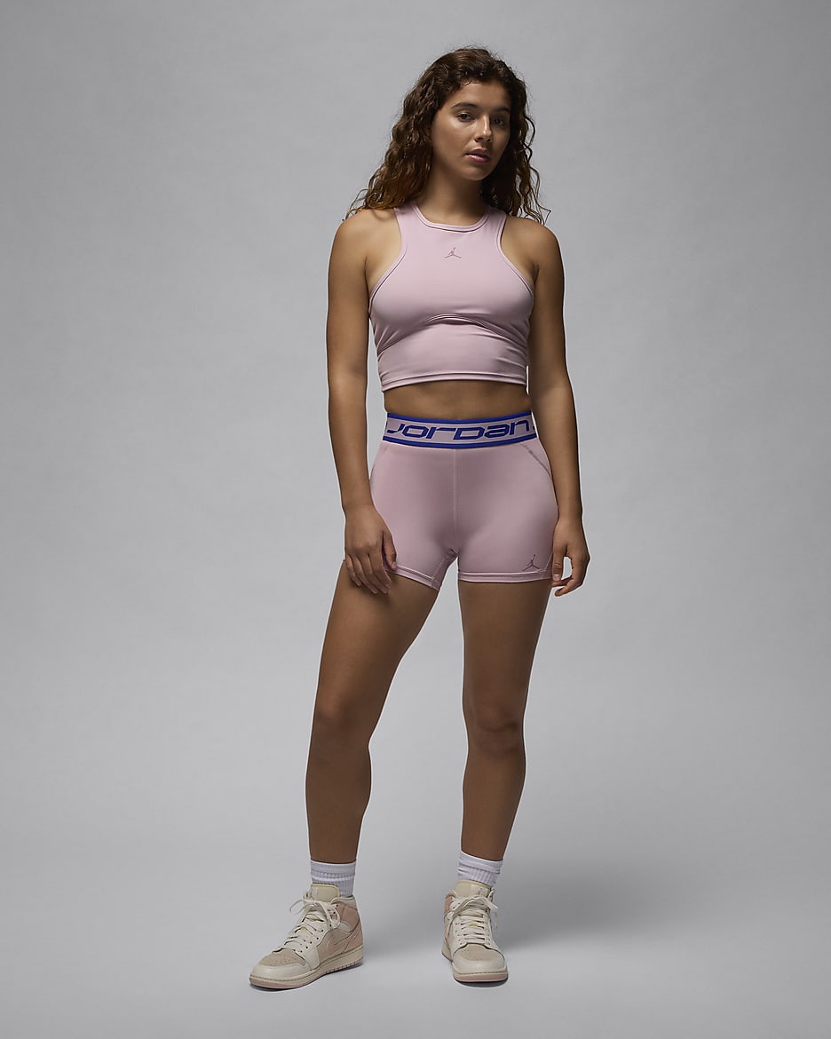 Jordan Sport Women's 13cm (approx.) Shorts - Plum Chalk/Plum Dust