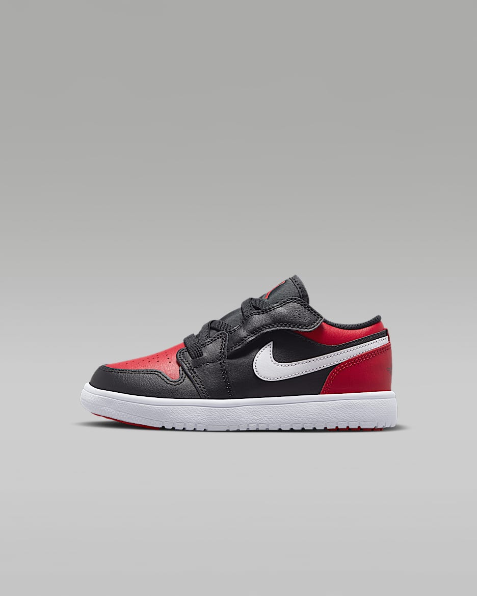 รองเท้าเด็กเล็ก Jordan 1 Low Alt - ดำ/ขาว/Gym Red