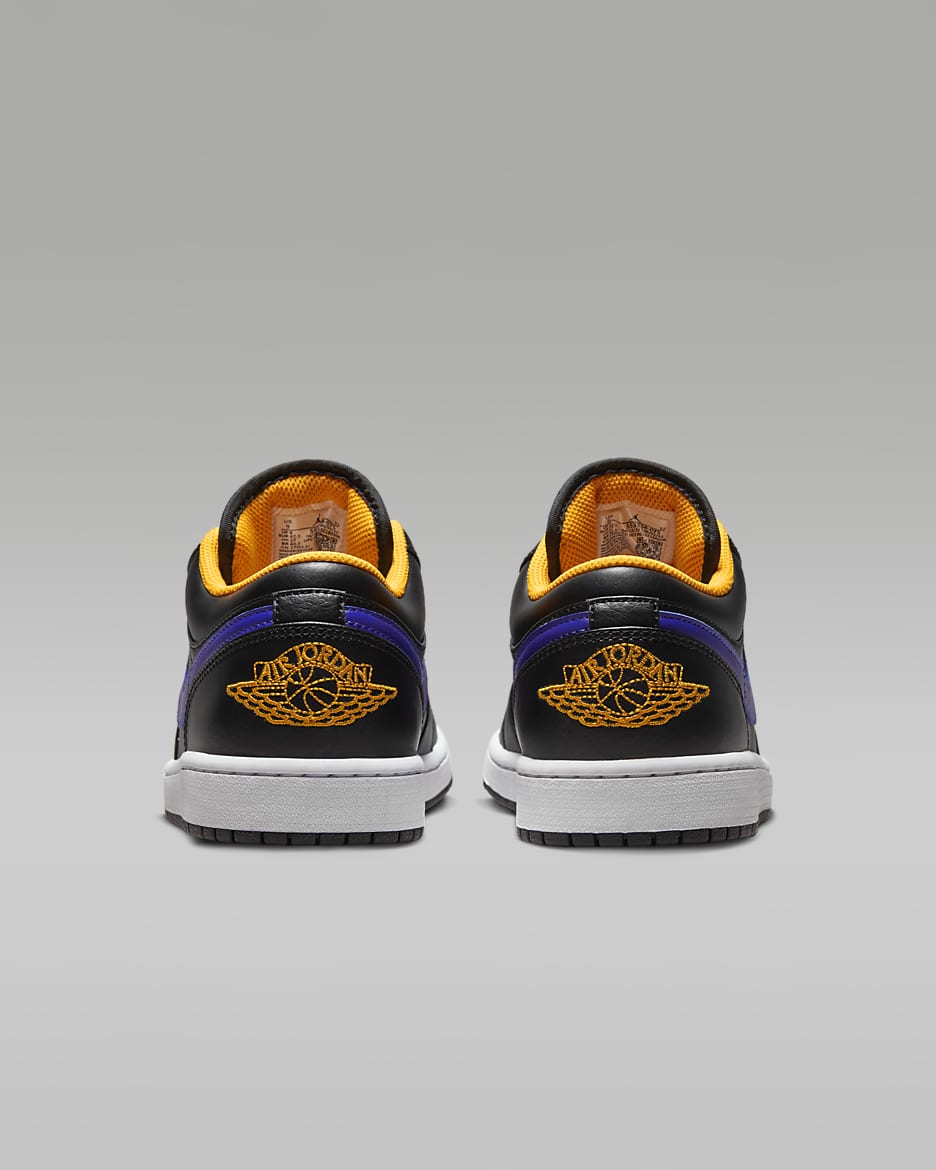 Air Jordan 1 Low Men's Shoes - Black/Taxi/Dark Concord