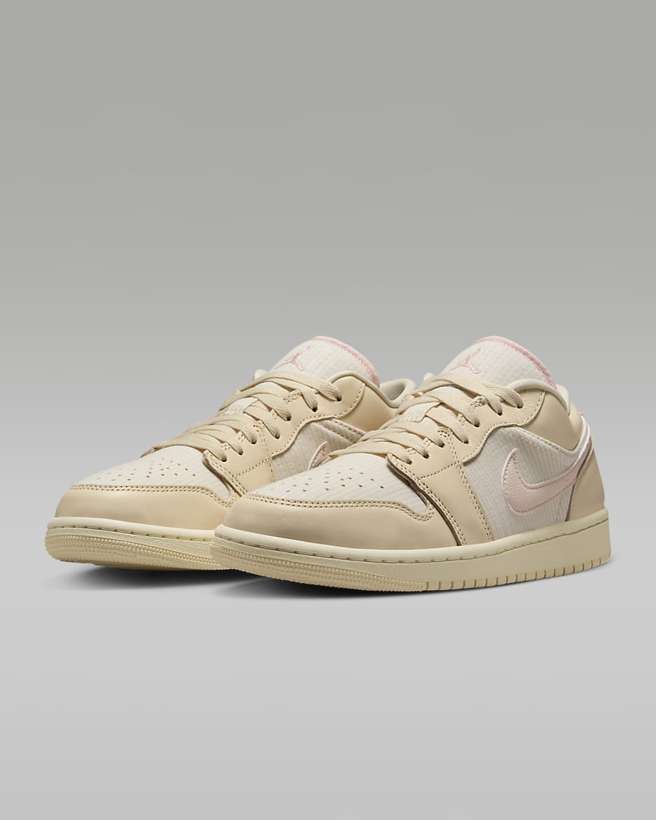 Air Jordan 1 Low SE Women's Shoes - Muslin/Sail/Coconut Milk/Legend Pink