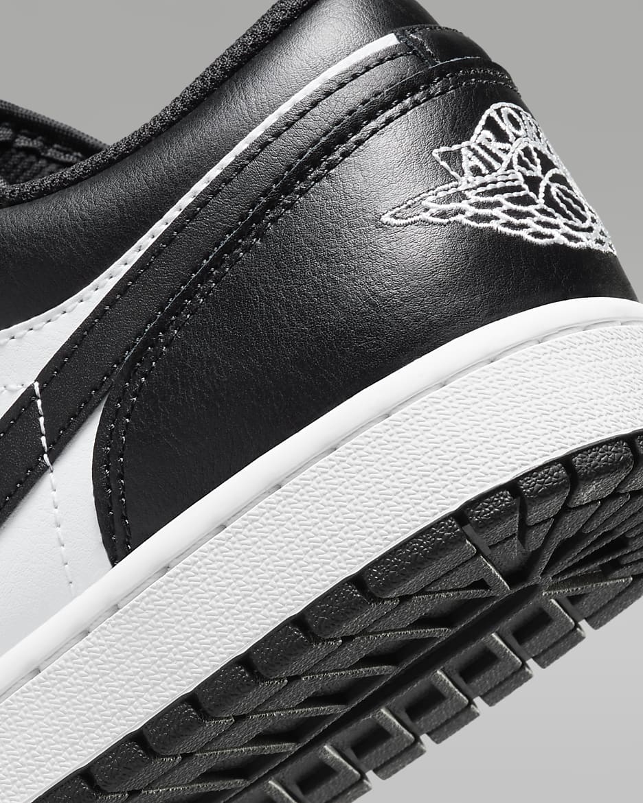 Tenis para hombre Air Jordan 1 Low - Blanco/Blanco/Negro