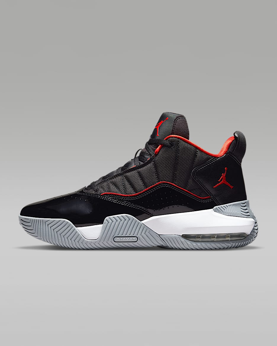Jordan Stay Loyal 鞋款 - 黑色/白色/Wolf Grey/Chile Red