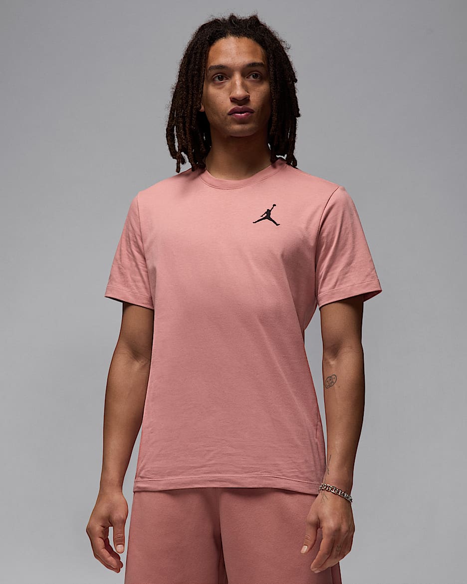 Jordan Jumpman Men's Short-Sleeve T-Shirt - Rust Pink/Black