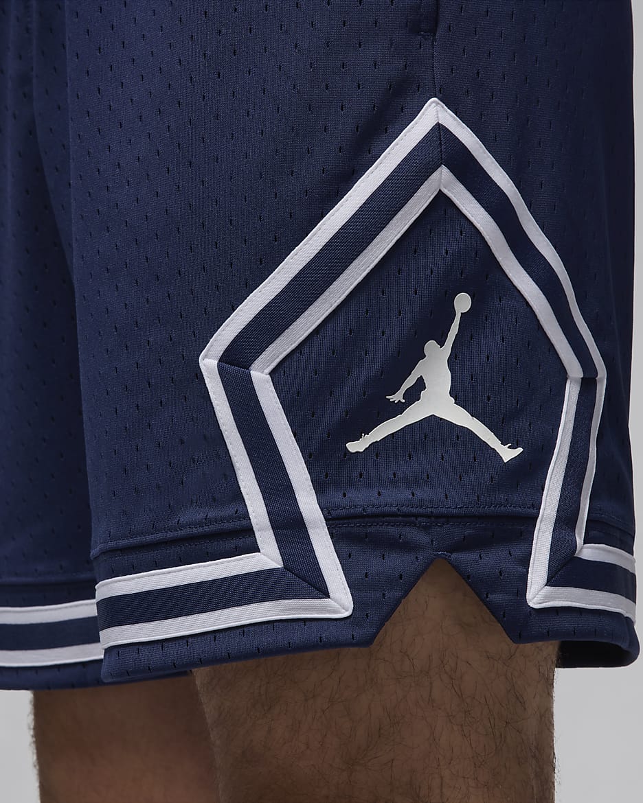 Jordan Dri-FIT Sport Diamond Shorts - Midnight Navy/White/White