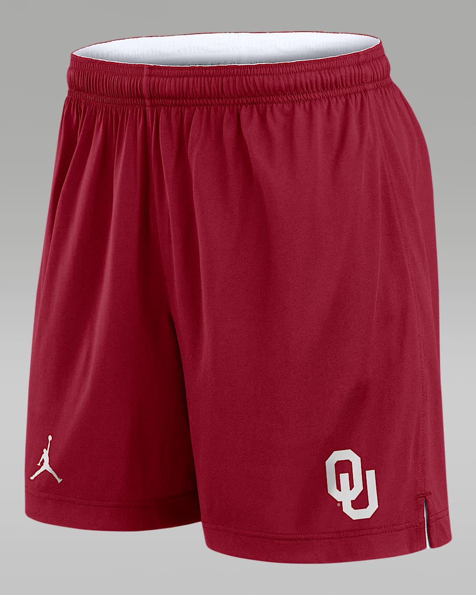 Oklahoma Primetime Reversible Men's Jordan Brand Dri-FIT College Shorts - White