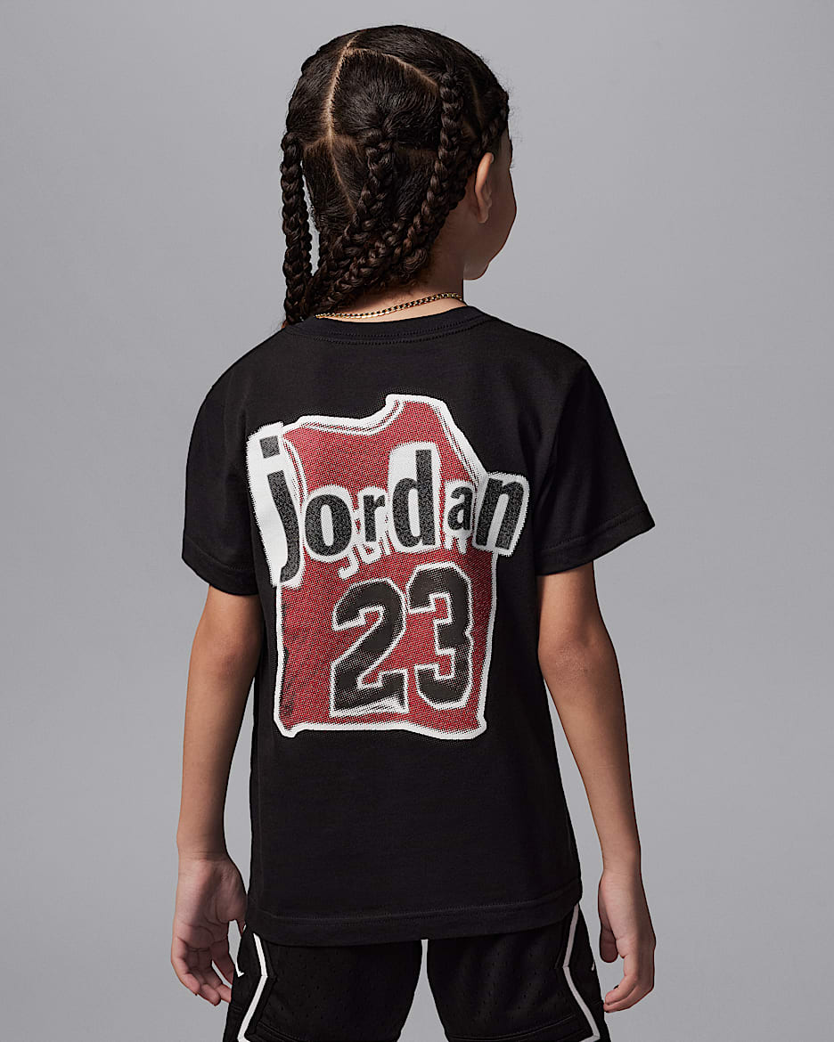 Jordan Little Kids' Jersey Collage T-Shirt - Black