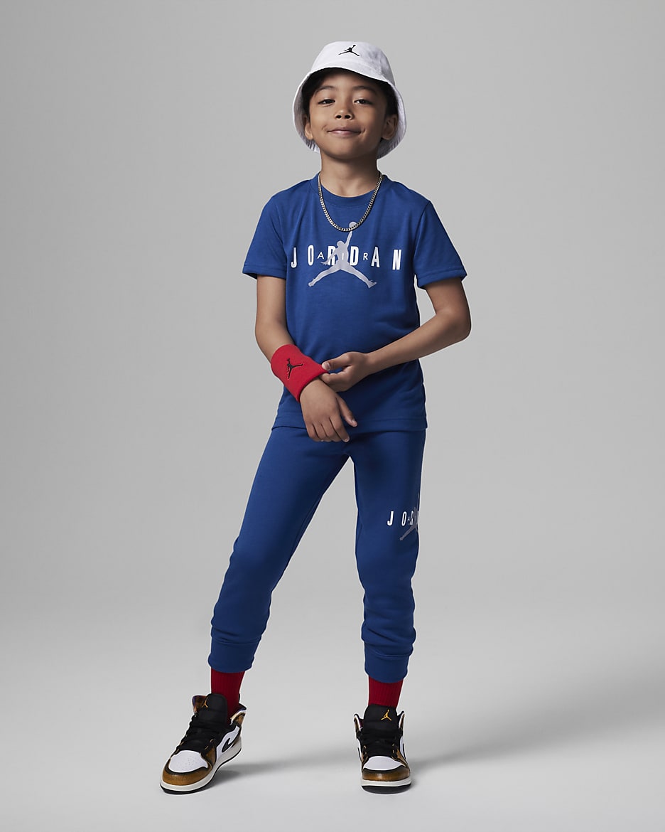 Jordan Conjunto de pantalón sostenible Jumpman - Niño/a pequeño/a - True Blue