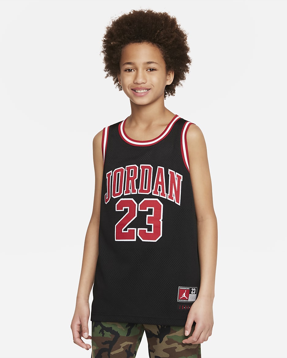 Jordan Big Kids' 23 Jersey - Black