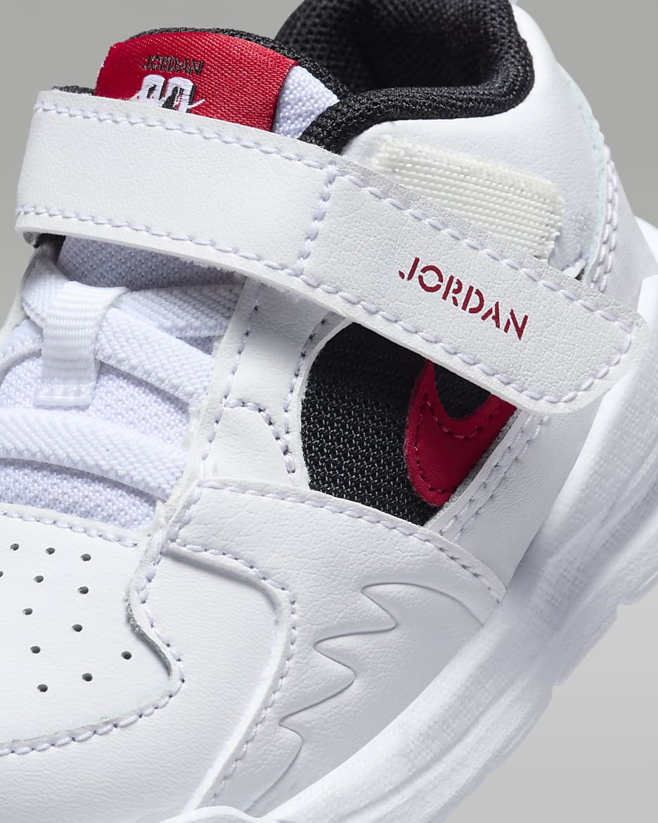 Chaussure Jordan Stadium 90 pour bébé et tout-petit - Blanc/Noir/Gym Red