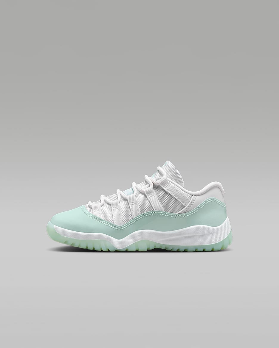 Jordan 11 Retro Low "Igloo" Little Kids' Shoes - White/Igloo