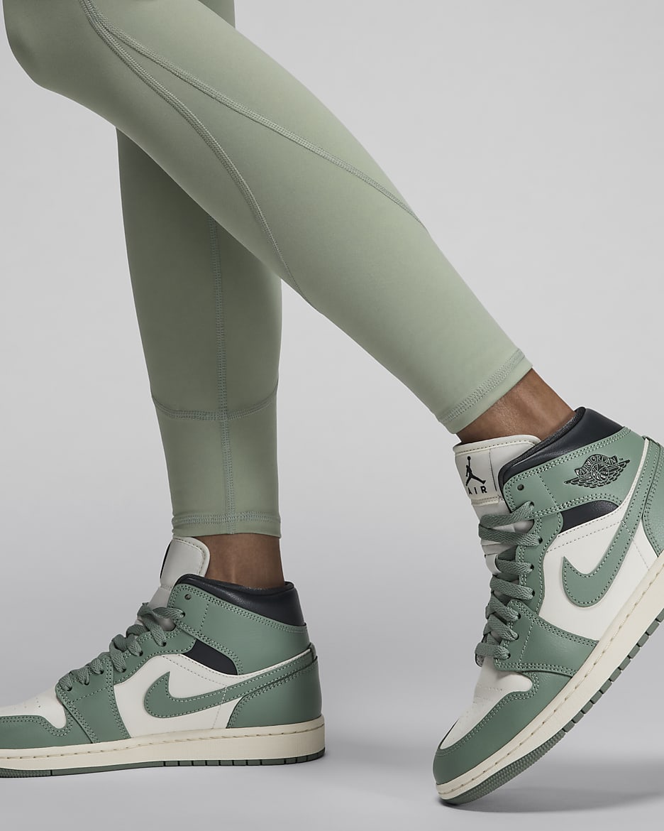 Jordan Sport női leggings - Jade Smoke/Fehér