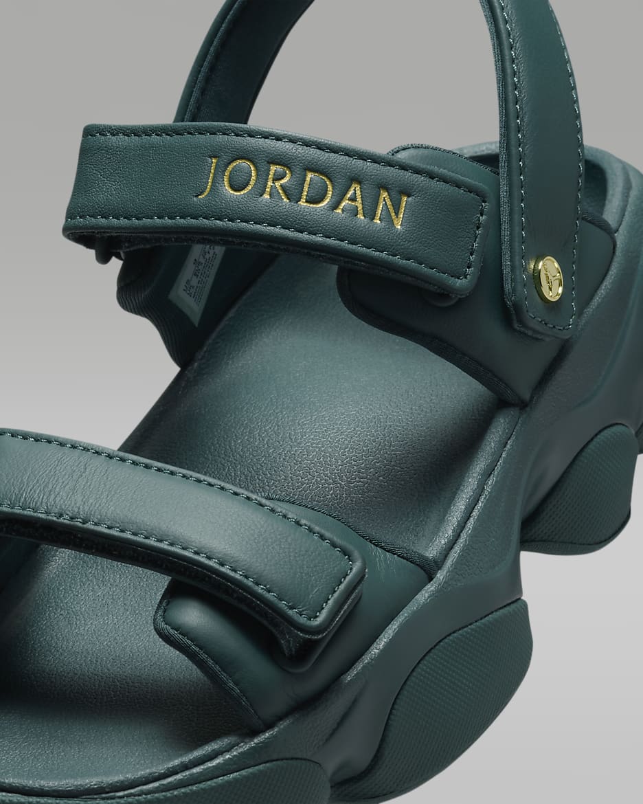 รองเท้าแซนดัลผู้หญิง Jordan Deja - Oxidized Green/Metallic Gold