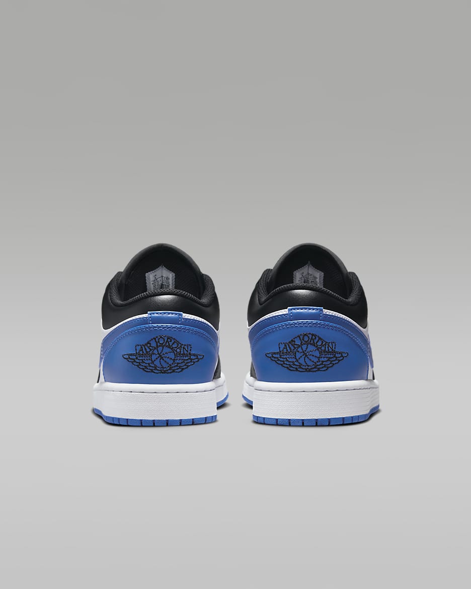 Chaussure Air Jordan 1 Low pour Homme - Blanc/Noir/Blanc/Royal Blue