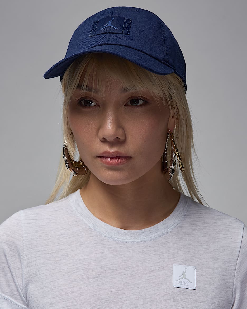 Gorra ajustable Jordan Club Cap - Azul marino medianoche/Azul difuso