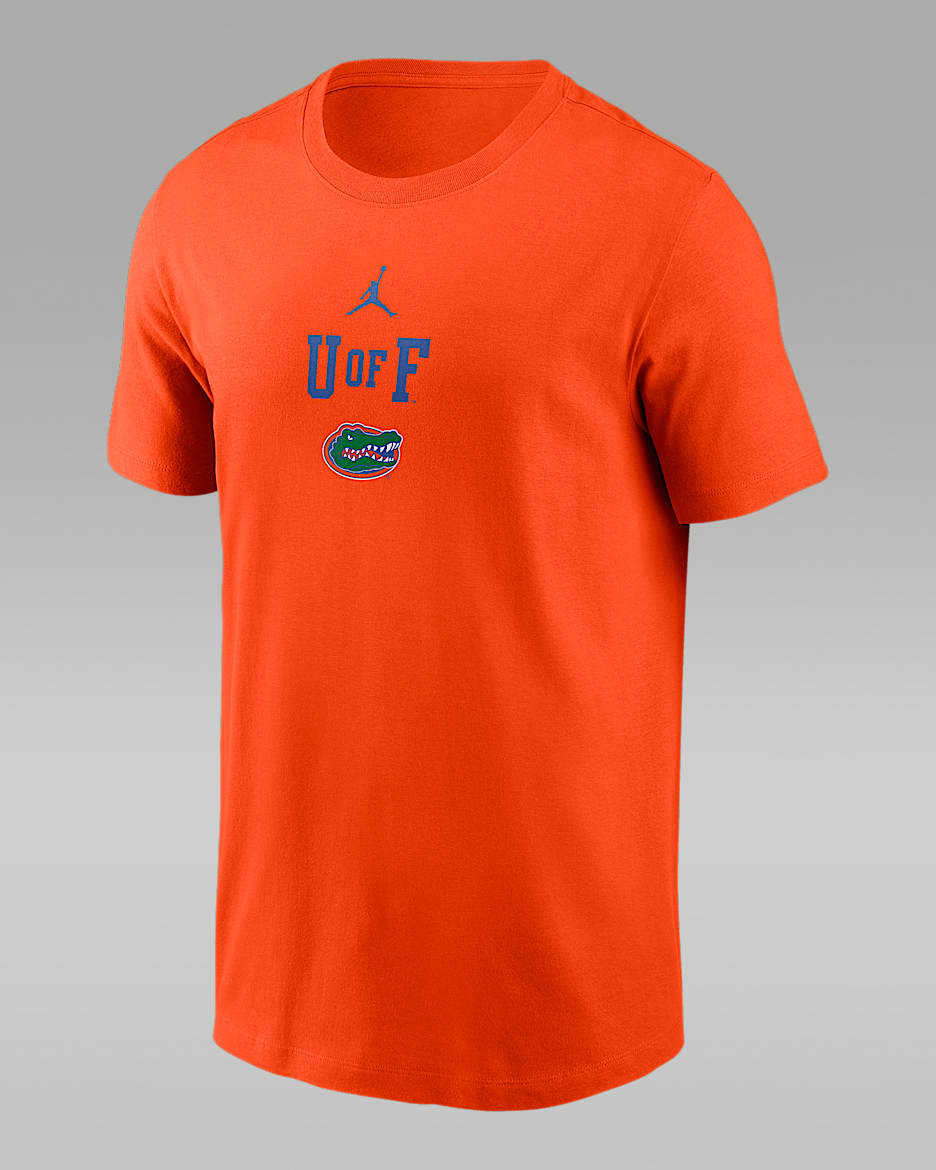 Florida 2-Hit Stacked Men's Nike College T-Shirt - Orange