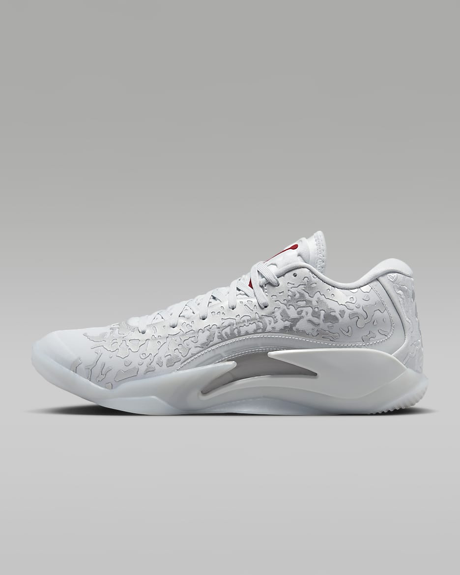 Zion 3 PF 'Liquid Metal' Basketball Shoes - Pure Platinum/Metallic Silver/University Red