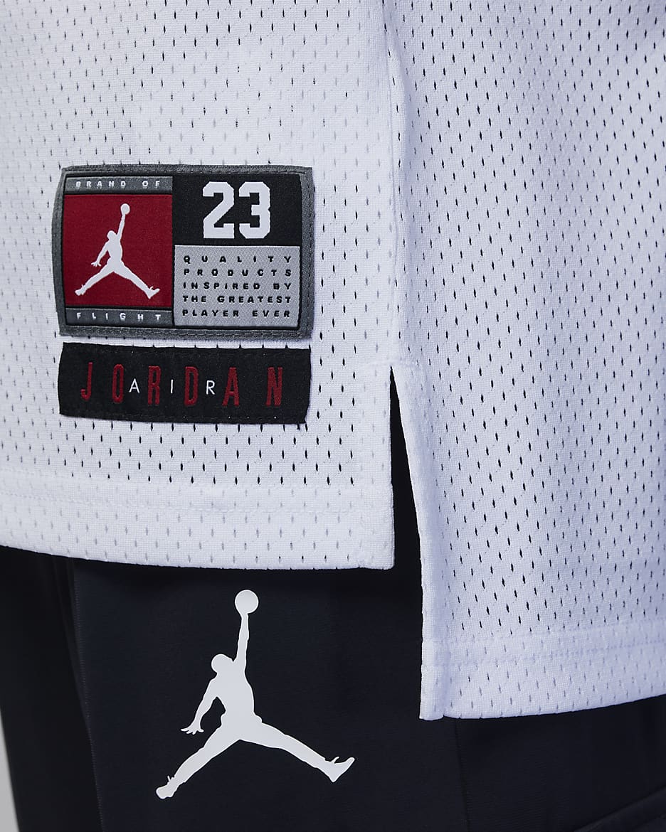 Μπλούζα Jordan 23 Jersey για μεγάλα παιδιά - Λευκό/University Blue