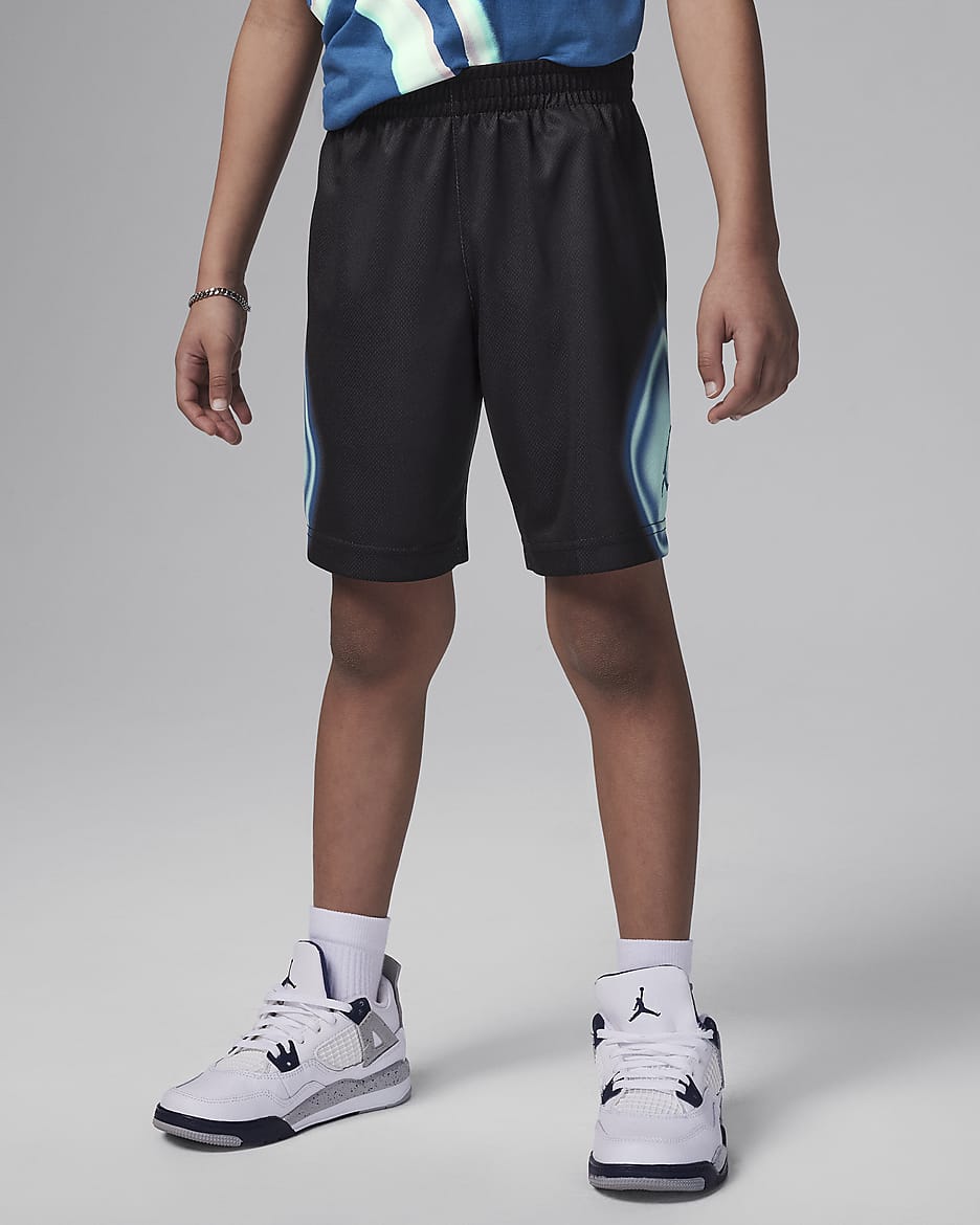 Conjunto de shorts para niños talla pequeña Jordan Air Heat Map - Negro