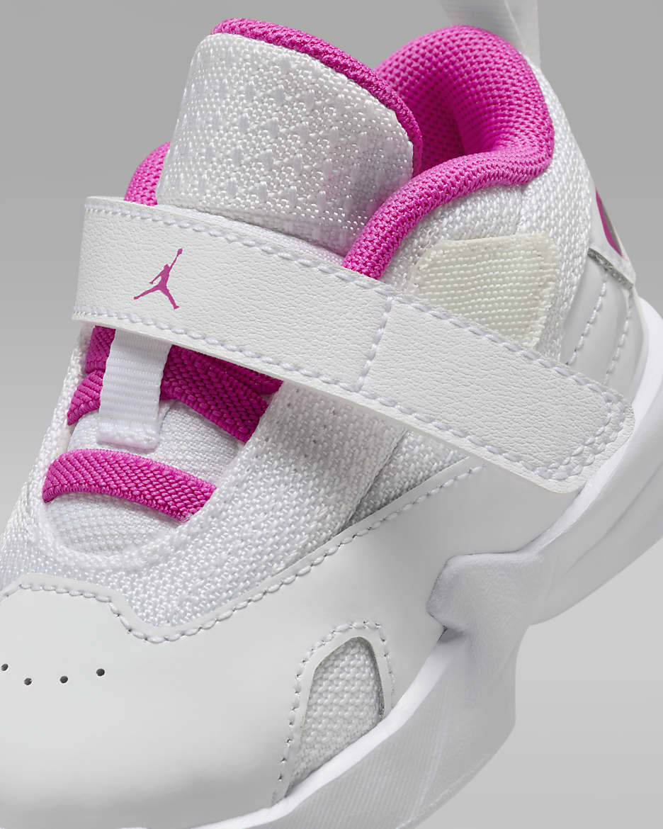 Chaussure Jordan Max Aura 6 pour bébé et tout-petit - Blanc/Fire Pink