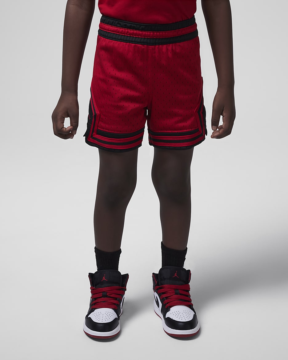 Shorts Diamond para bebé Jordan Dri-FIT Sport - Rojo gimnasio