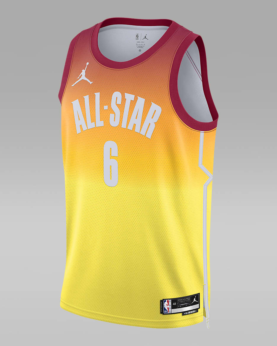 LeBron James 2023 All-Star Edition Jordan Dri-FIT NBA Swingman Jersey - Carmine