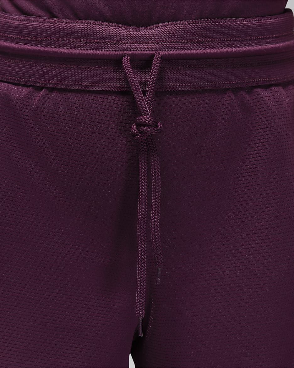 Jordan Sport Women's 4" Diamond Shorts - Bordeaux/Bordeaux/Black/Black