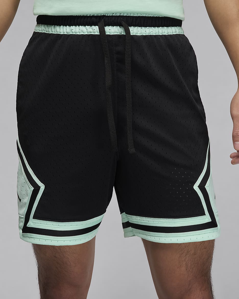 Jordan Dri-FIT Sport Men's Diamond Shorts - Black/Mint Foam/Black/Black