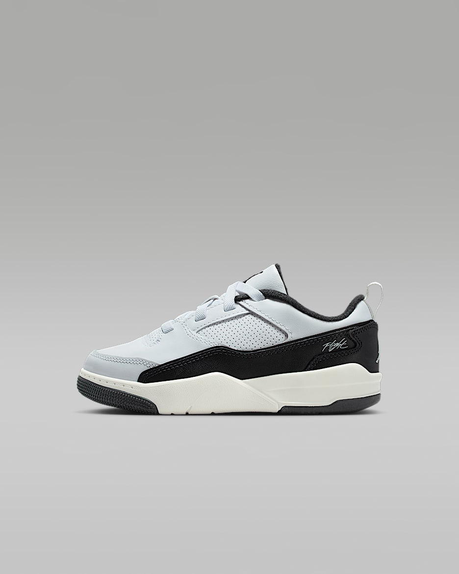 Jordan Flight Court Little Kids' Shoes - White/Sail/Black