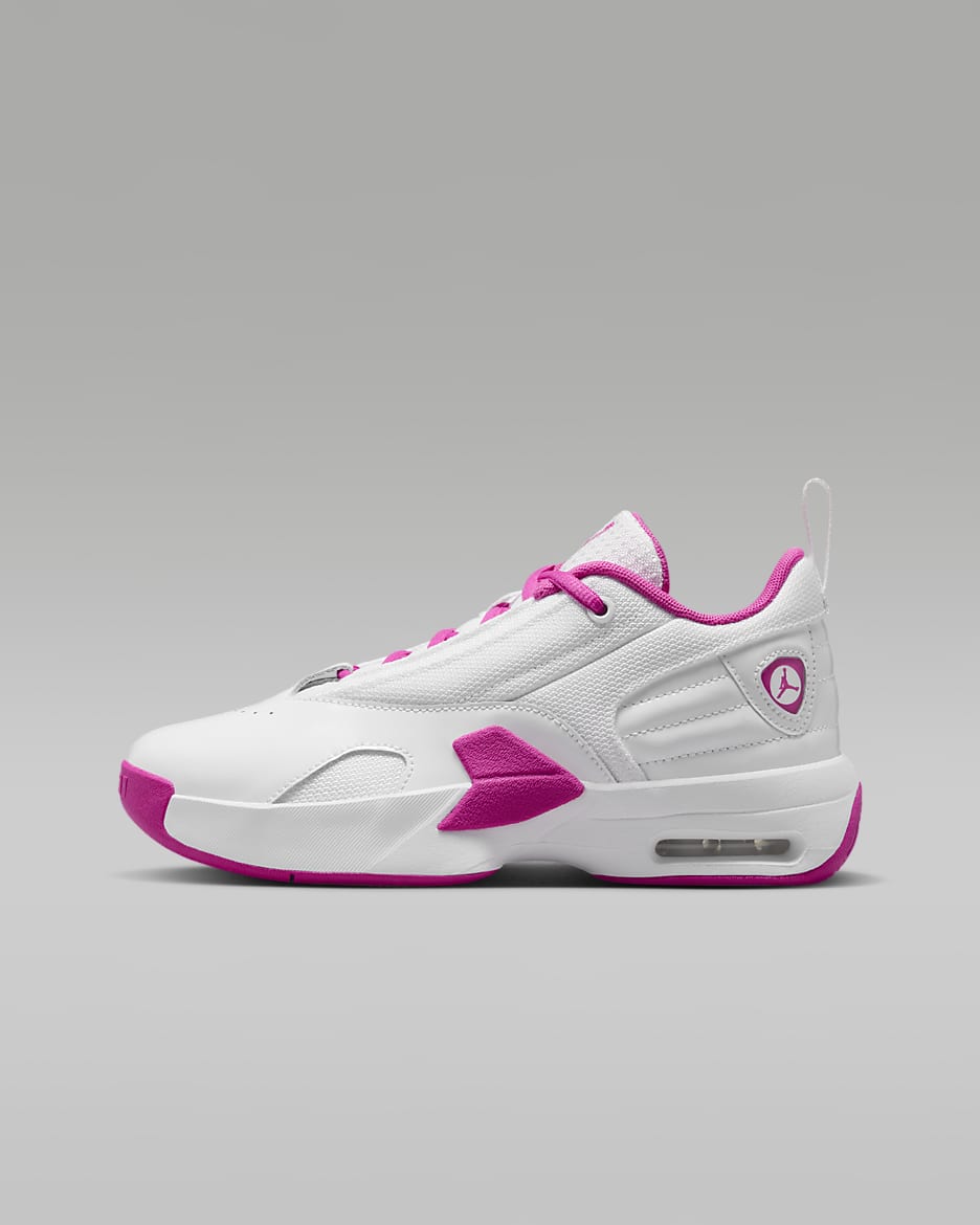 Chaussure Jordan Max Aura 6 pour ado - Blanc/Fire Pink